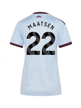 Ženski Nogometna dresi replika Aston Villa Ian Maatsen #22 Tretji 2026-27 Kratek rokav Ženski Nogometna dresi replika Aston Villa Ian Maatsen #22 Tretji 2026-27 Kratek rokav